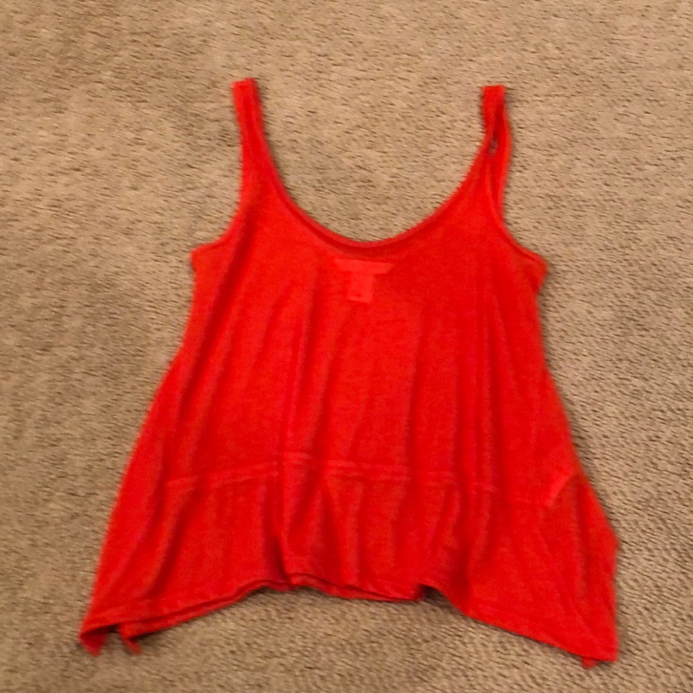H&M Conscious poppy colored tank top size XS